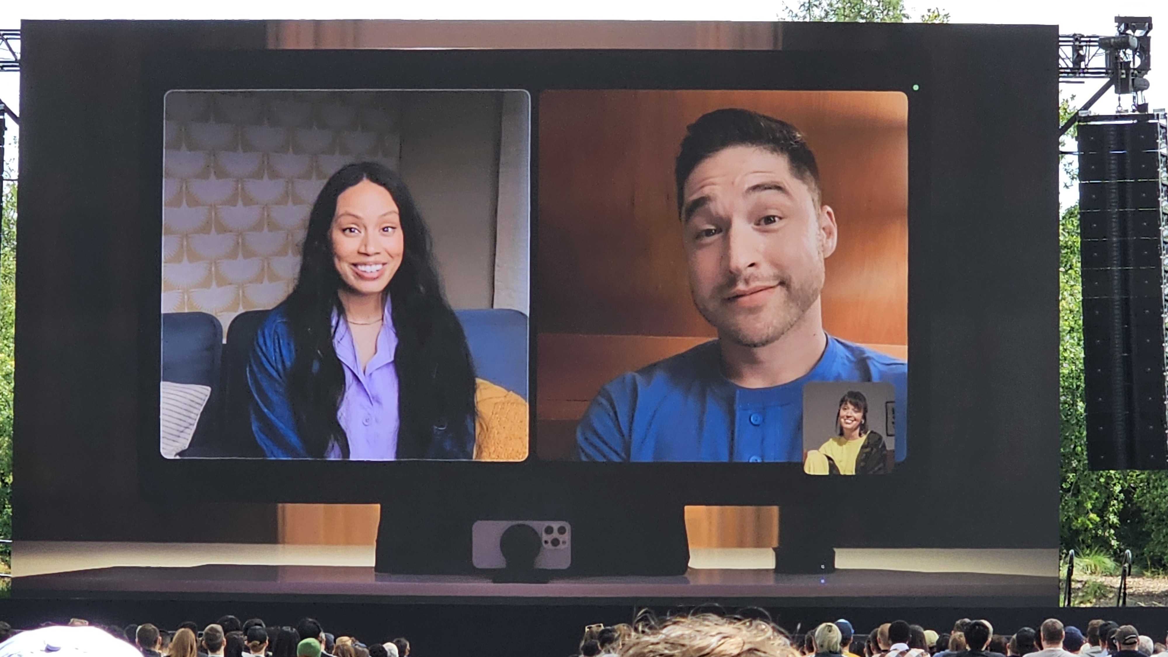 Using AppleTV for a web conference chat