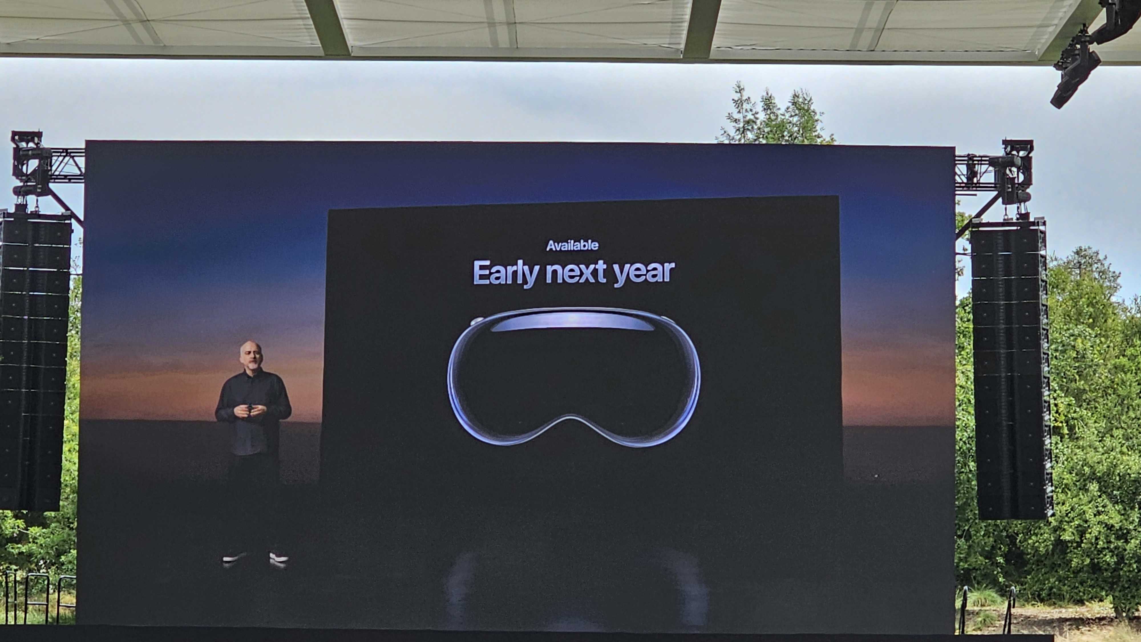 Apple Vision Pro coming early next year promo at WWDC 2023